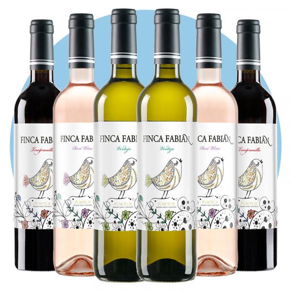 Pack "Finca Fabián" (6 botellas Vino ecológico + Envío gratis)